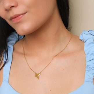 SET ARETES Y COLLAR PALOMITA