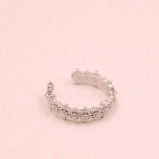 EAR CUFF PLATEADO CON PIEDRAS